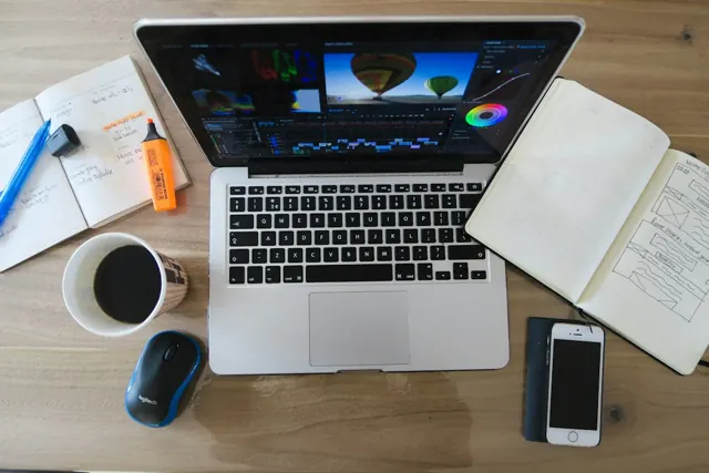 A workspace for digital and creative work