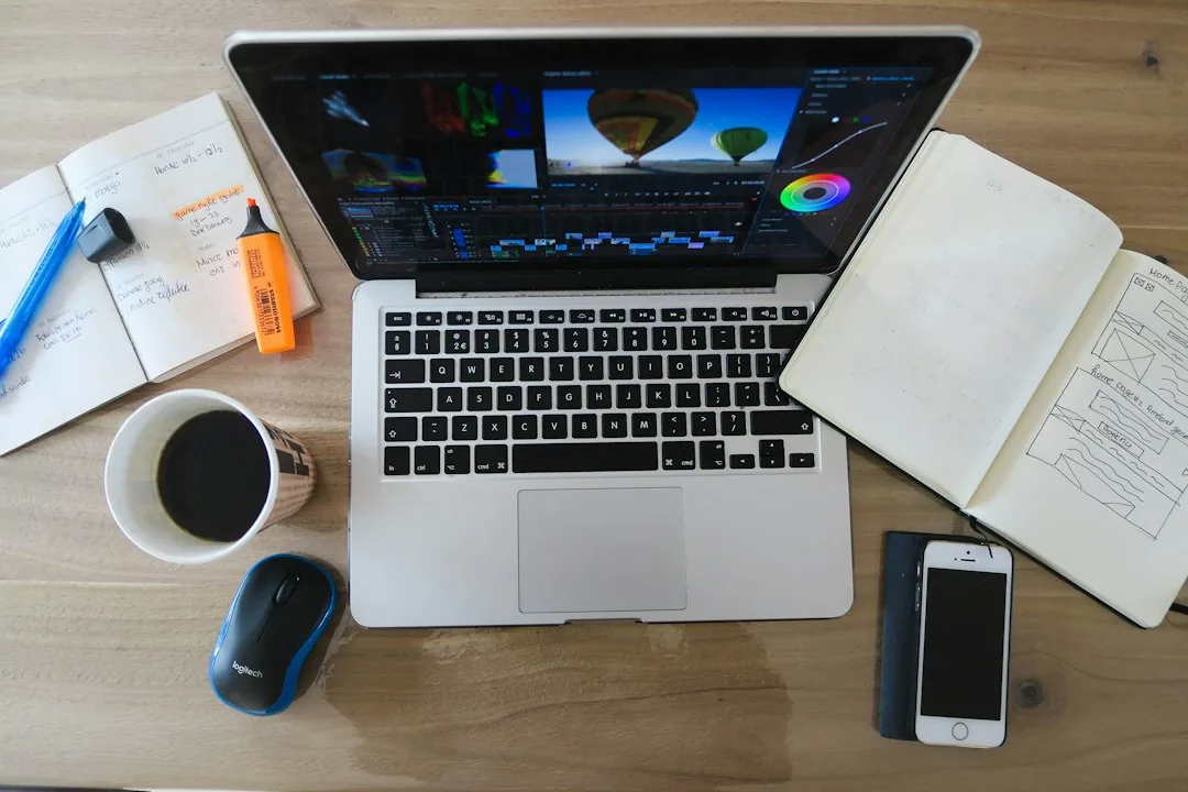 A workspace for digital and creative work