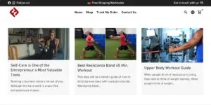 Fitness Website